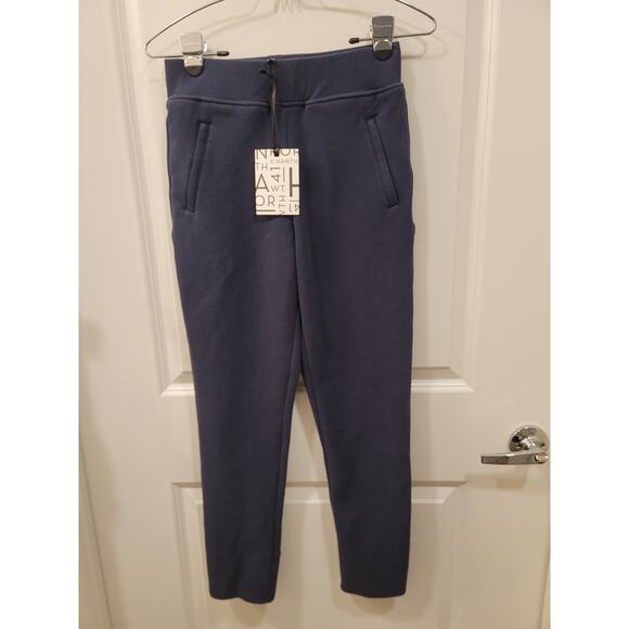 41 Hawthorn Blue Knit Pants with ankle zipper - Picture 2 of 7